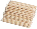 Orange stick for manicure, wooden (100 pcs) 75 mm