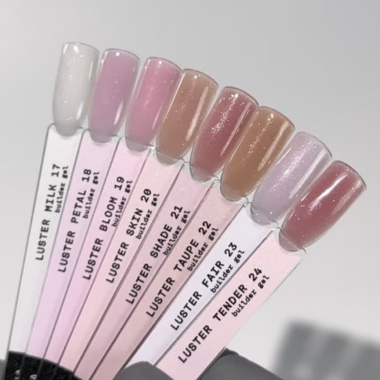 BIBLIOTEKA Builder Gel № 18 Petal LUSTER – Soft Pink with Shimmer, 30 ml