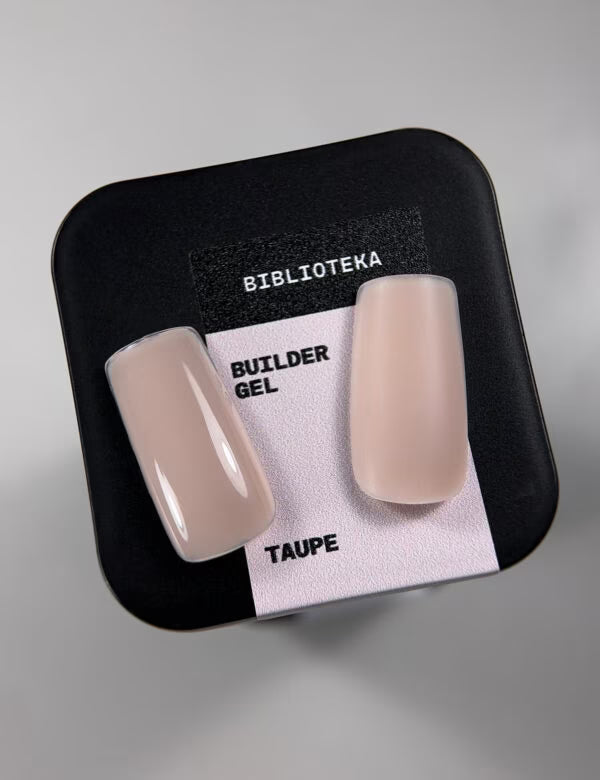 BIBLIOTEKA Builder Gel №08 Taupe – Cool Beige, 30 ml
