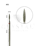 Diamond Bit “Flame” Crystal Professional №13 (red cut 1.8 mm)