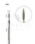 Diamond Bit “Flame” Crystal Professional №06 (Blue Cut 1.8 mm)