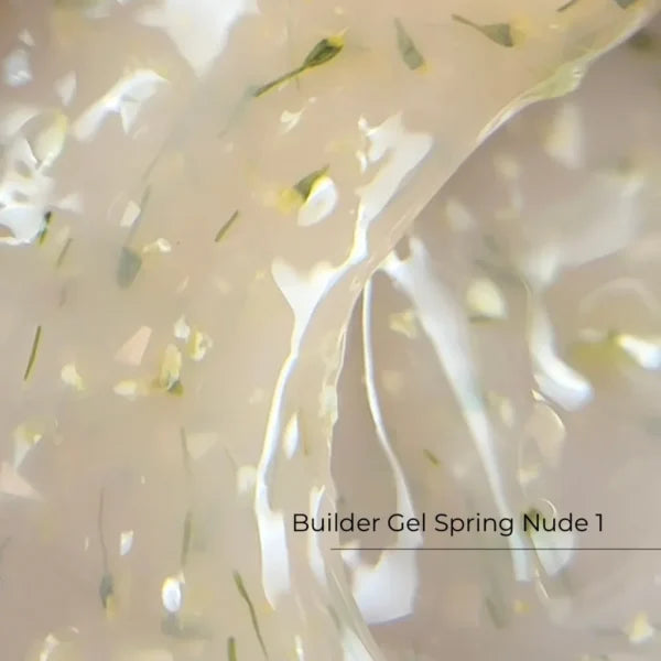 Builder Gel Spring Nude №1 Crystal Professional HEMA & TPO Free 15ml