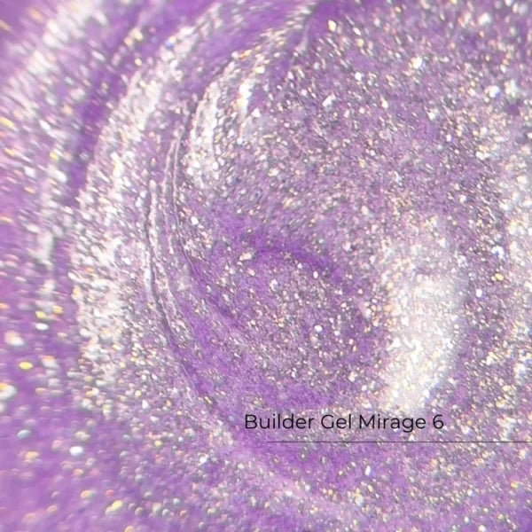 Builder Gel Mirage №6 Crystal Professional HEMA & TPO 50ml