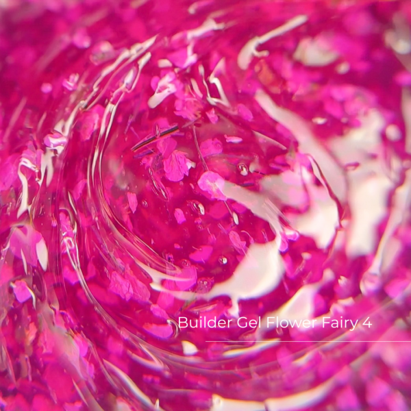 Builder Gel Flower Fairy №4 Crystal Professional HEMA & TPO FREE 15ml